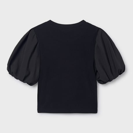〈mayoral〉Balloon sleeve T-shirt (black)※JUNIOR