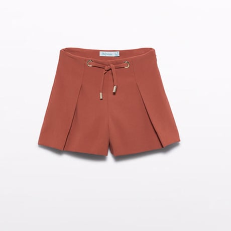 〈Abel&Lula〉 Tuck pants ( terracotta) ※KIDS&JUNIOR