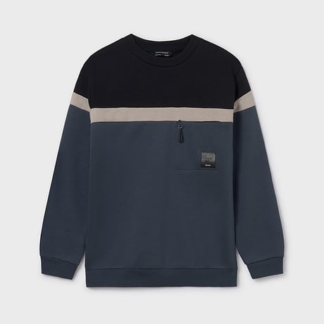 〈mayoral〉switching pullover (blue) ※JUNIOR