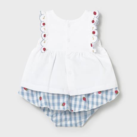 〈mayoral〉Scallop frill top and bloomer set ※BABY