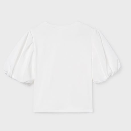 〈mayoral〉Balloon sleeve T-shirt (white)※JUNIOR