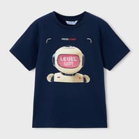 〈mayoral〉Lenticular print T-shirt (navy) ※KIDS
