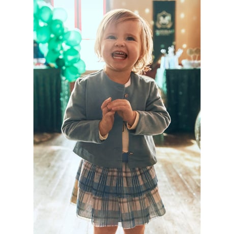 〈mayoral〉Baby wear 3-piece skirt set (blue) ※BABY