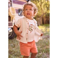 〈mayoral〉Gauze shorts (terracotta) ※BABY