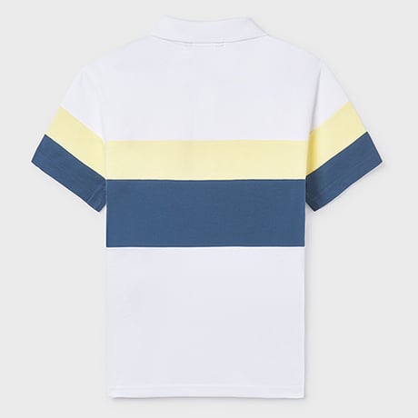〈mayoral〉Tricolor polo※JUNIOR