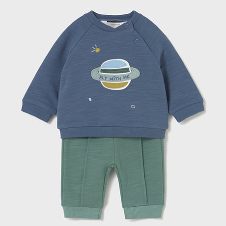 〈mayoral〉pullover and pants 4PSet (space) ※BABY