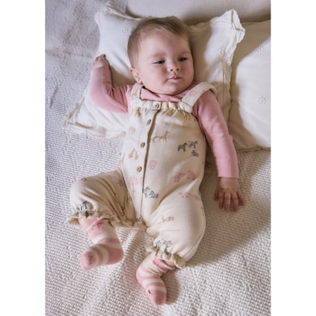〈mayoral〉 Pullovers and overalls 2P set (pink)※BABY