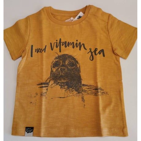 〈LION of LEISURE〉"Seal" t-shirts (Mustard) ※BABY