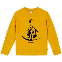 【John Lennon-ジョンレノン /with puppy】9.3オンス スウェット/ORG/SW- 396