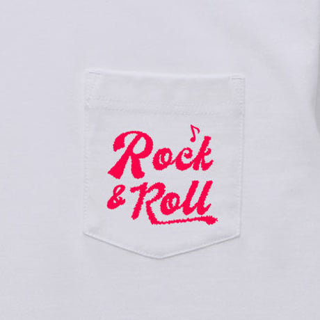 【 Rock&Roll/ロックンロール】 5.6オンス ポケットTシャツ/WHRD/PT- 380