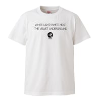【THE VELVET UNDERGROUND/ベルヴェットアンダーグラウンド】5.6オンス Tシャツ/WH/ST- 422