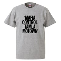 【MAFIA CONTROL TAMLA MOTOWN/タムラ・モータウン】5.6オンス Tシャツ/GY/ST-046_bk