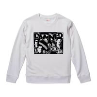 【Damned-ダムド/NEAT NEAT NEAT】9.3オンス スウェット/WH/SW- 340