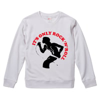 【It's only rock'n'roll/ローリング・ストーンズ】9.3オンス スウェット/WH/SW-945