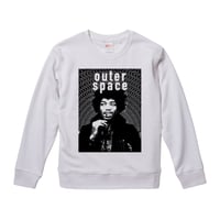 【 outer space/jimi hendrix-ジミ・ヘンドリックス】 9.3オンス スウェット/WH/SW- 387