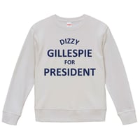 【Dizzy Gillespie/ディジーガレスピー】9.3オンス スウェット/WH/SW-598