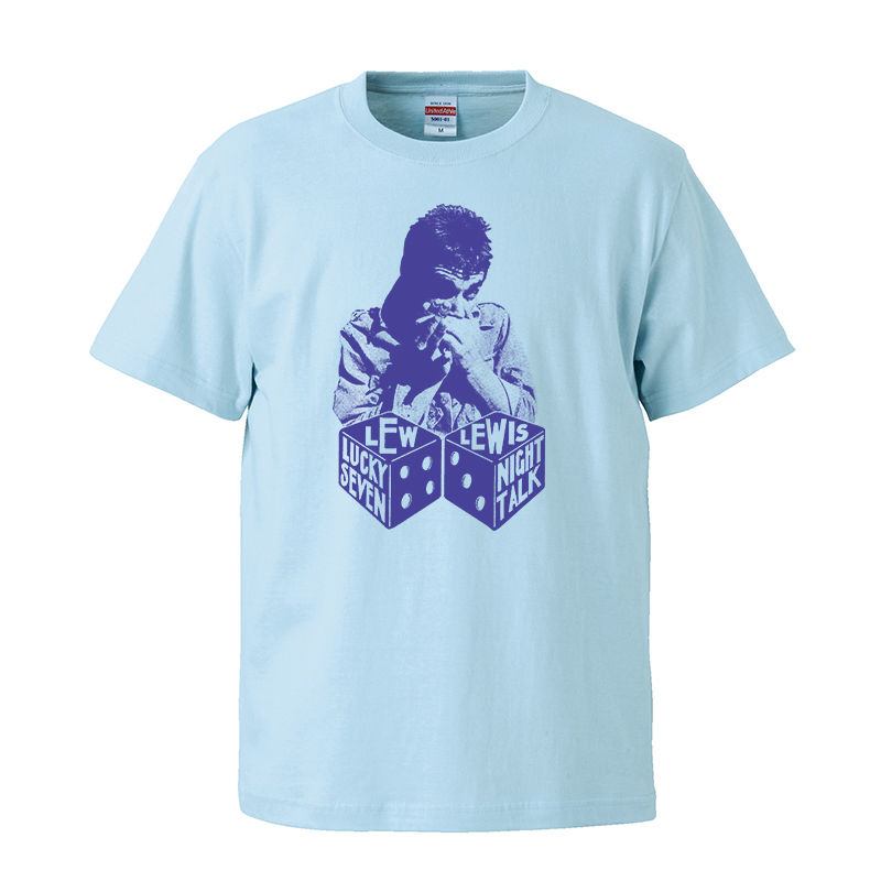 Lew Lewis-ルー・ルイス/Lucky Seven】5.6オンス Tシャツ/BL/ST