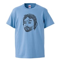【Serge Gainsbourg/セルジュ・ゲンスブール】5.6オンス Tシャツ/BL/ST-019_bk