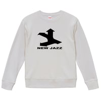 【NEW JAZZ/レーベルT】 9.3オンス スウェット/WH/SW-451
