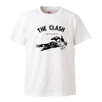 【The Clash/give em enough rope】5.6オンス Tシャツ/WH/ST- 819