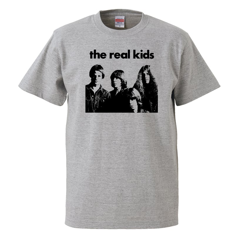 The real Kids /リアルキッズ】 5.6オンス Tシャツ/GY/ST- 624