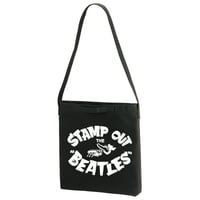 【Stamp Out The Beatles-スタンプアウトザビートルズ】ヘビーキャンバス ショルダーバッグ/BK/TB- 196