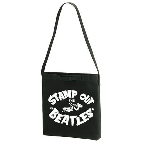 【Stamp Out The Beatles-スタンプアウトザビートルズ】ヘビーキャンバス ショルダーバッグ/BK/TB- 196