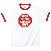 【The Supremes-Stop In The Name Of Love/ザ・シュープリームス】5.3オンス Tシャツ/WH-RD/RT-152