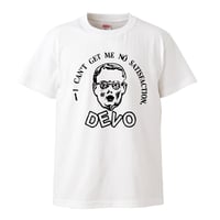 【DEVO/I CAN'T GET ME NO】5.6オンス Tシャツ/WH/ST-950