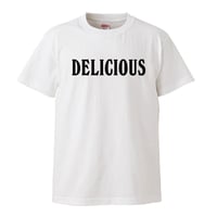 【Delicious-デリシャス】ブライアン・ウィルソン着用 5.6オンス Tシャツ/WH/ST- 307