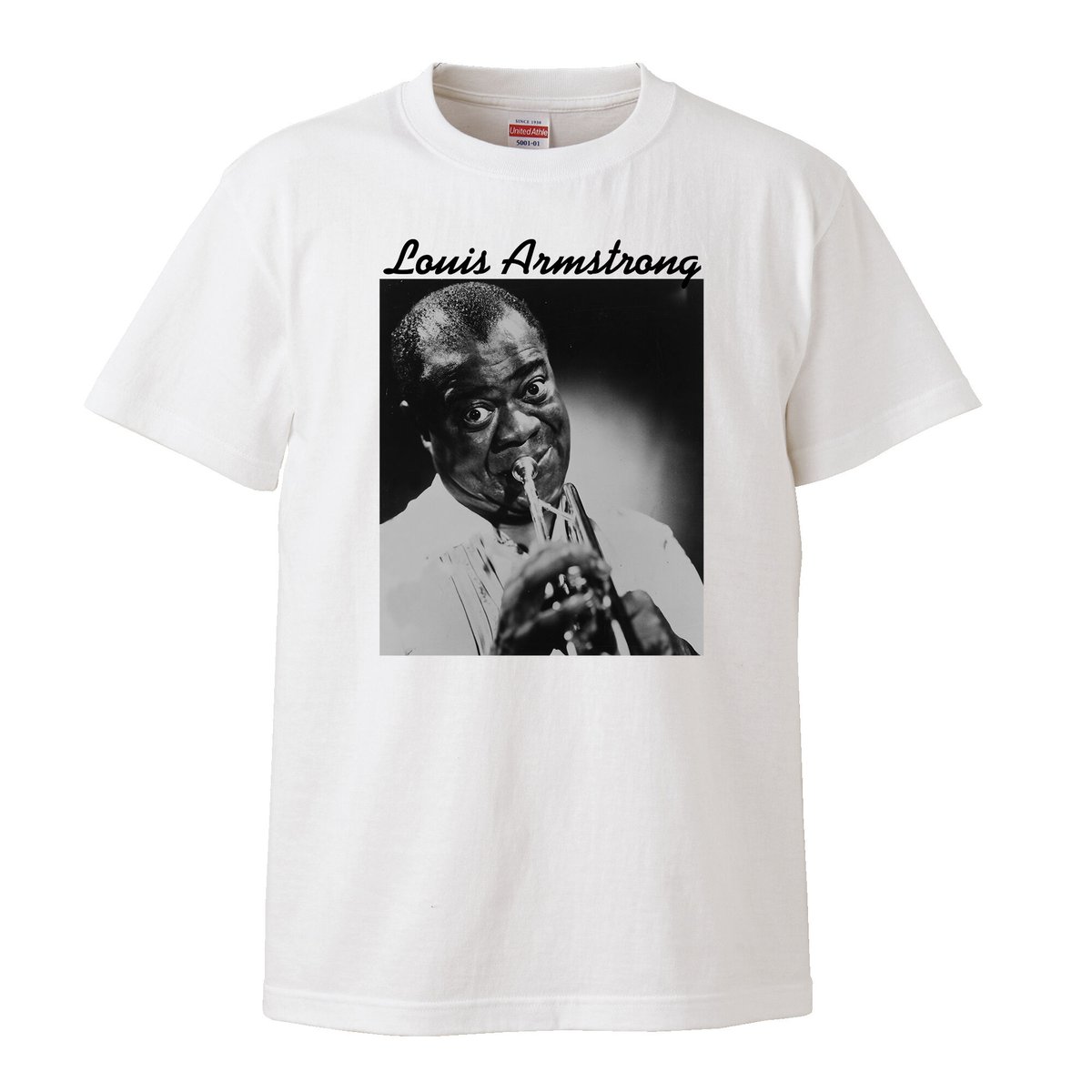 希少ルイ・アームストロング JAZZTシャツ Lサイズ 2000s 2000年代 ルイアームストロング ジャズ 黒 ブラック JAZZ