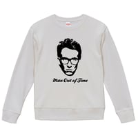 【Elvis Costello-Man Out of Time/エルヴィス・コステロ】9.3オンス スウェット/WH/SW-431