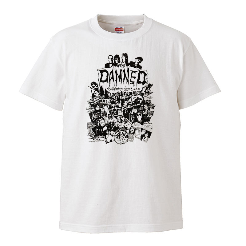 The Damned-ダムド/5th Anniversary】5.6オンス Tシャツ/WH/