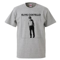 【Elvis Costello / エルヴィス・コステロ】5.6オンス Tシャツ/GY/ST-935