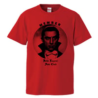【bela lugosi/ベラ・ルゴシファンクラブ】5.6オンス Tシャツ/RD/ST- 855