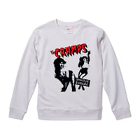 【The Cramps-クランプス/smell of female】9.3オンス スウェット/WH/SW- 364