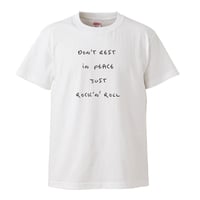 【JUST ROCK 'N' ROLL/内田裕也】5.6オンス Tシャツ/WH/ST- 313