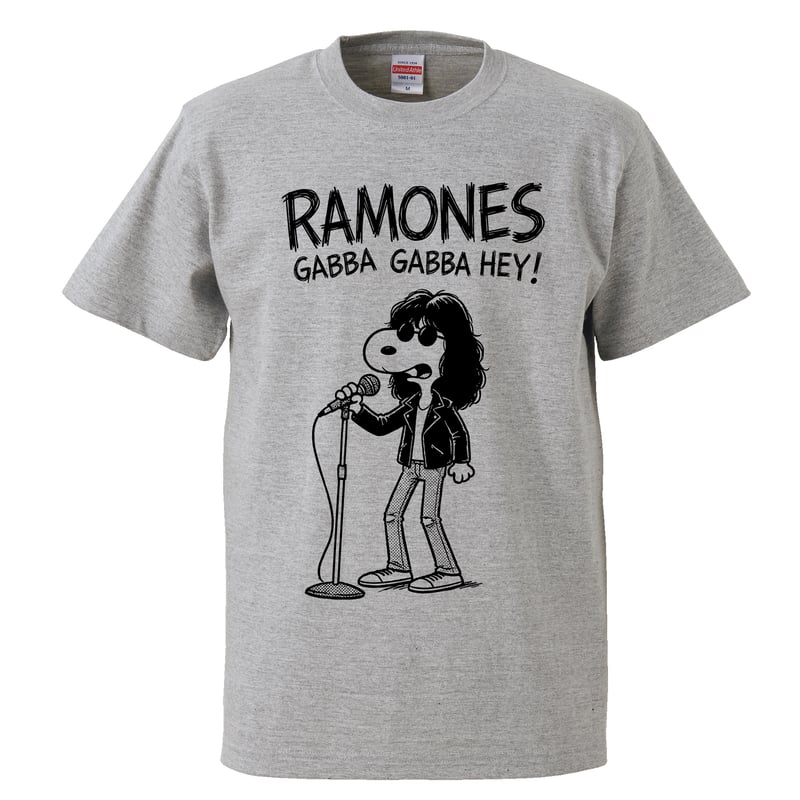 Ramones/ラモーンズ】5.6オンス Tシャツ/GY/ST-922 | バンドTシャツ/