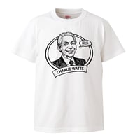 【charlie watts/チャーリー・ワッツ】5.6オンス Tシャツ/WH/ST-930