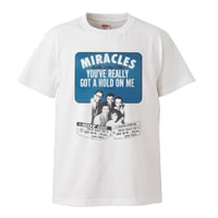 【The Miracles-You've Really Got Hold On Me/ミラクルズ 】5.6オンス Tシャツ/WH/ST- 151