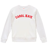 【Carol Kaye/キャロルケイ】9.3オンス スウェット/WH/SW- 587