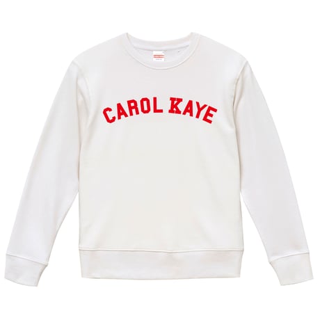 【Carol Kaye/キャロルケイ】9.3オンス スウェット/WH/SW- 587