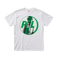 【パブリックイメージリミテッド/Public Image Limited.(PIL)】ジャー・ウォブル  5.6オンス Tシャツ/WH/ST-043_BL