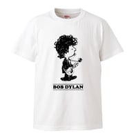 【Bob dylan/ボブ・ディラン】5.6オンス Tシャツ/WH/ST-923