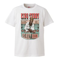 【King Tuby - At The Controls/ キングタビー-アットザコントロールズ】5.6オンス Tシャツ/WH/ST-119
