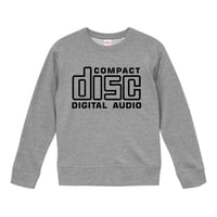 【 Compact Disc Digital Audio】 9.3オンス スウェット/GY/SW- 375