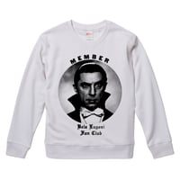 【bela lugosi/ベラ・ルゴシファンクラブ】9.3オンス スウェット/WH/SW- 855