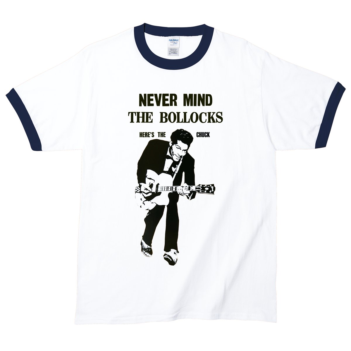 Never Mind The Chuck Berry/チャックベリー】5.3オンス Tシャツ