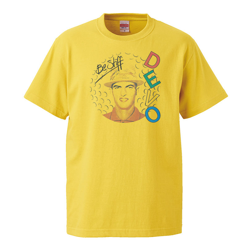 DEVO tシャツ ディーボ Be Stiff Devo Vintage T-shirt, B Stiff, Faded Black Tee Shirt, New Wave ミュージシャン
