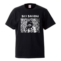 【SKY SAXON/スカイサクソン】5.6オンス Tシャツ/BK/ST- 467